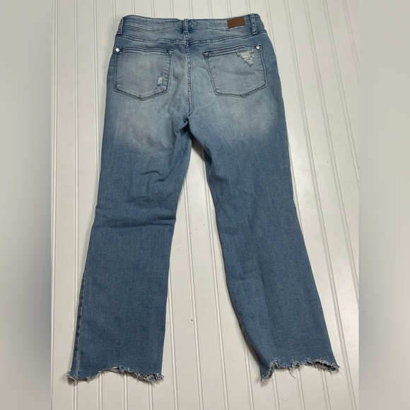 NWOT Judy Blue Tinted Wash Mid-Rise Cropped Straight Jeans 20W - Picture 14 of 14